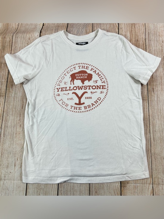 Wrangler Tops - Women’s Wrangler Yellowstone Dutton Ranch White Shirt Meidum